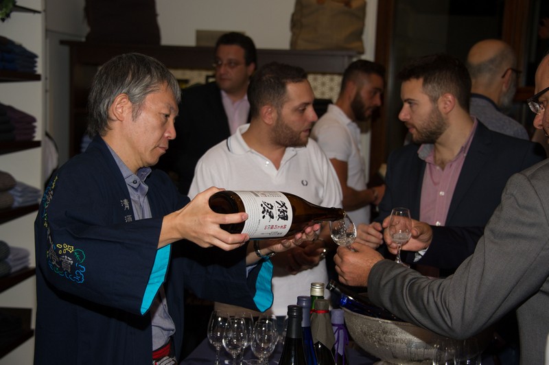 Slowear hosts an event around Saké at its Beirut store